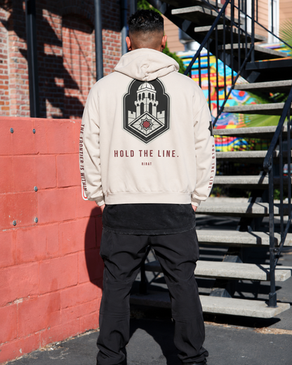THE HOODIE — HOLD THE LINE (BONE)