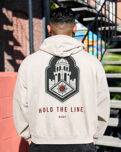 THE HOODIE — HOLD THE LINE (BONE)